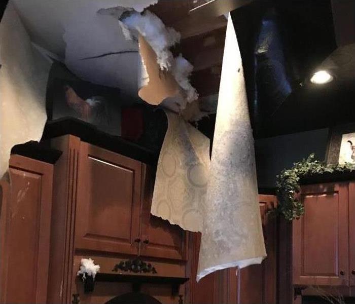 Fort Worth home with an attic leak