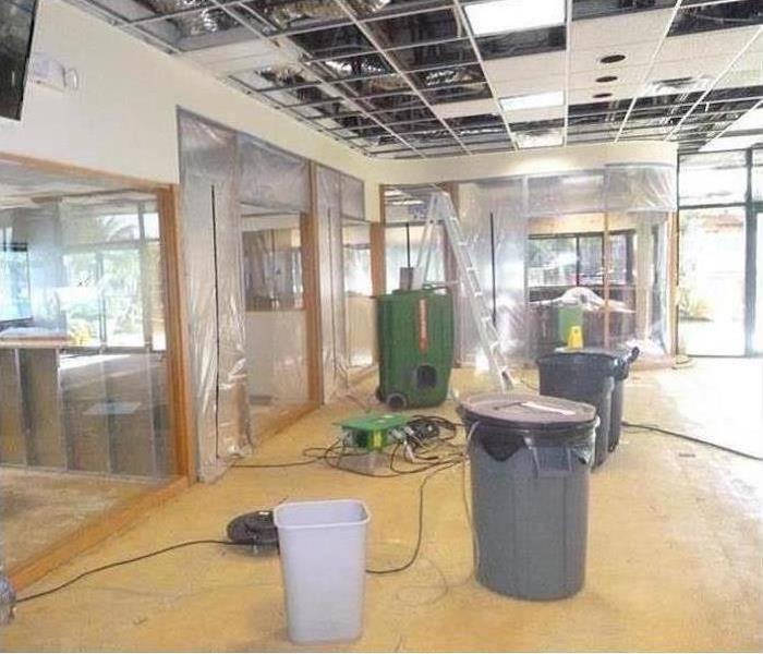 commercial property with water damage