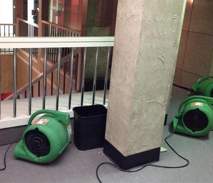 Air movers in a Fort Worth property