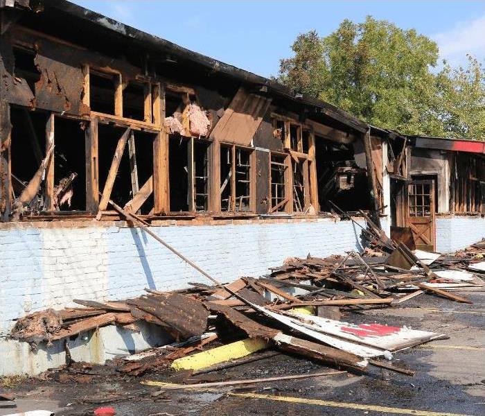 Commercial fire damage in Fort, Worth, Texas